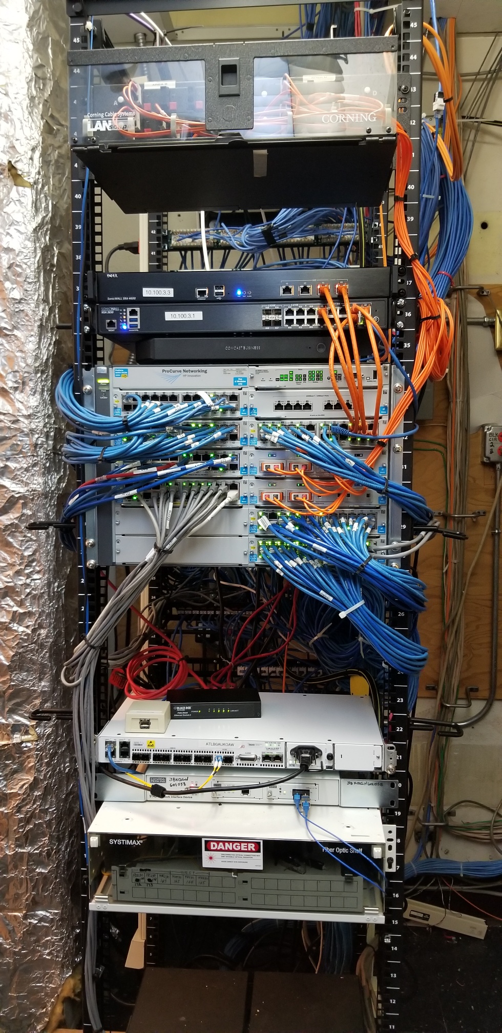 After-Cabling Rack Cleanup
